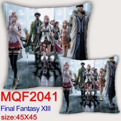 Final Fantasy Cartoon Cosplay Anime Square Soft Stuffed Pillow