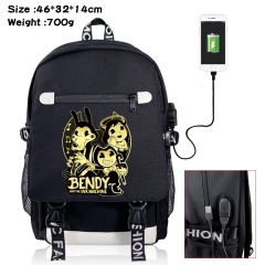 Bendy and the Ink Machine Canvas Students Backpack Anime Bag