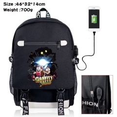 Gravity Falls Canvas Students Backpack Anime Bag