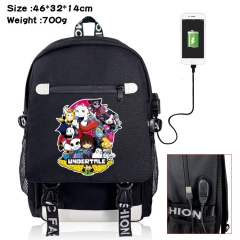 Undertale Canvas Students Backpack Anime Bag