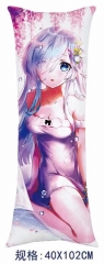 Re: Zero Kara Hajimeru Isekai Seikatsu Cosplay Cartoon Stuffed Bolster Anime Pillow 40*102cm