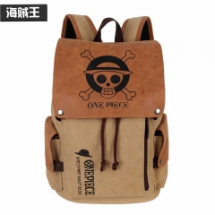 One Piece Cartoon Cosplay For Teenager Canvas Anime Backpack Bag