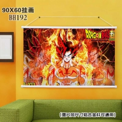 Dragon Ball Z Cartoon Wallscrolls Waterproof Anime Wallscrolls 90X60