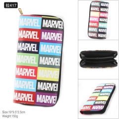Marvel's The Avengers Movie Cartoon Cosplay PU Purse Zipper Anime Long Wallet