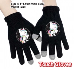 Unicorn Anime Full Finger Touch Screen Gloves Winter Gloves