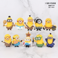 Despicable Me 2 Generation Movie Cosplay Collection Model Toy Anime PVC Figure (10pcs/set)