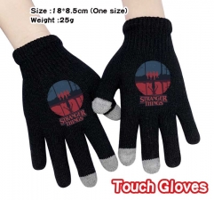 Stranger Things Anime Full Finger Touch Screen Gloves Winter Gloves