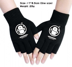 Arknights Anime Half Finger Gloves Winter Gloves