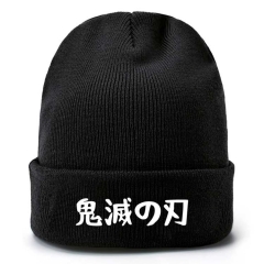 Demon Slayer: Kimetsu no Yaiba Winter Anime Knitted Hat Fashion Women Men Hats