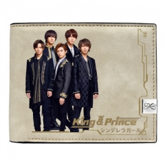 King&Prince Wallets PU Leather Short Wallet