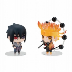 Naruto Cartoon Character Anime PVC Figure Model Toy (2pcs/set)