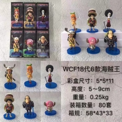 WCF One Piece 18 Generation Cartoon Character Anime Figure Collection Model Toy (6pcs/set)