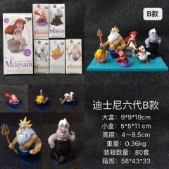 Disney 6 Generation Anime Figure Collection Model Toy (6pcs/set)
