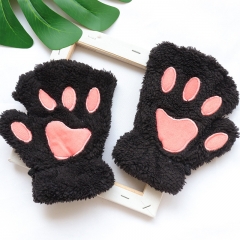 Bear's paw For Winter Free Size Plush Gloves