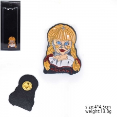 Annabelle Cosplay Decorative Pin Anime Alloy Brooch