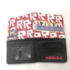 Roblox Game Cosplay Colorful Short Folding Purse PU Anime Wallet