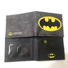 DC Batman Movie Colorful Short Folding Purse PU Anime Wallet