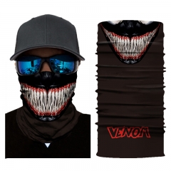 Venom Colorful Multifunctional Decorative 3D Unisex Sport Mask Hairband Scarf