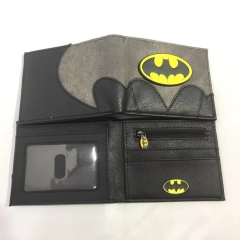 DC Batman Movie Cosplay Colorful Short Folding Purse PU Anime Wallet