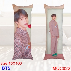 K-POP BTS Bulletproof Boy Scouts Soft Long Cute Print Custom Design Pillow 40X100