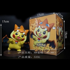 Pokemon Pikachu Cosplay Cartoon Character Model Toy Anime Figure