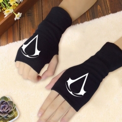 Assassin's Creed  Anime Half Finger Gloves Winter Gloves