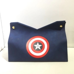 Captain America Movie Cosplay For Paper Towel Fashion Anime Facial Tissue Bag