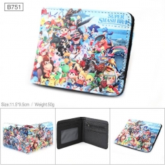 Nintendo Game Boy Cartoon Cosplay PU Purse Folding Anime Short Wallet