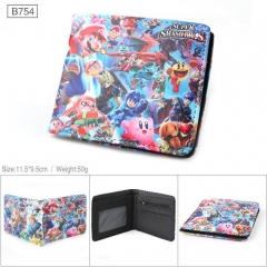 Nintendo Game Boy Cartoon Cosplay PU Purse Folding Anime Short Wallet