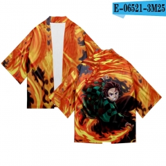 Demon Slayer: Kimetsu no Yaiba  Cosplay Cartoon Colorful Japanese Style Anime Kimono Costume