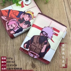 Naruto Kakashi Cartoon Cosplay Purse PU Leather Anime Short Wallet