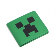 Minecraft Cartoon Cosplay PU Purse Folding Anime Short Wallet