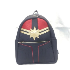 Captain Marvel Cosplay For Teenager Anime Backpack Bag