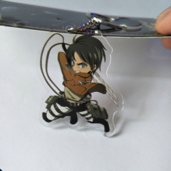 Attack on Titan/Shingeki No Kyojin Cartoon Keychain Kawaii Acrylic PVC Keyring