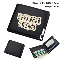 Stranger Things Anime Cosplay PU Purse Folding Anime Short Wallet