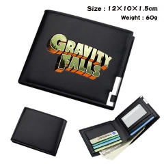Gravity Falls Anime Cosplay PU Purse Folding Anime Short Wallet