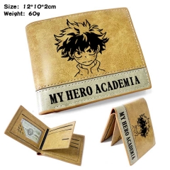 Boku no Hero Academia/My Hero Academia Anime Cosplay PU Purse Folding Anime Short Wallet