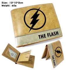 The Flash Anime Cosplay PU Purse Folding Anime Short Wallet