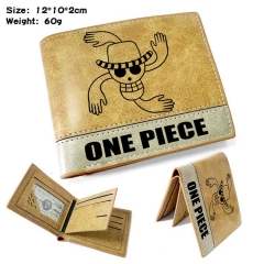 One Piece Anime Cosplay PU Purse Folding Anime Short Wallet