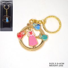 Maleficent Movie Pendant Key Ring Fashion Jewelry Anime Alloy Keychain