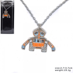WALL-E Robot Cartoon Pendant Fashion Jewelry Anime Alloy Necklace
