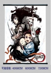 Demon Slayer: Kimetsu no Yaiba Cosplay Cartoon Wall Scrolls Decoration Anime Wallscrolls
