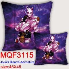 JoJo's Bizarre Adventure Cartoon Cosplay Double Side Decorative Chair Cushion Cartoon Anime Square Pillow 45X45