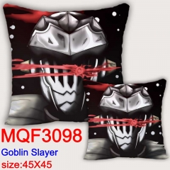 Goblin Slayer Cartoon Cosplay Double Side Decorative Chair Cushion Cartoon Anime Square Pillow 45X45