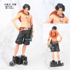 One Piece Portgas·D· Ace Cartoon Collection Model Toy Anime PVC Figures 29cm