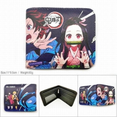 Demon Slayer: Kimetsu no Yaiba Cartoon Cosplay Color Printing Purse Anime Wallet