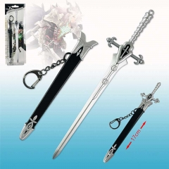 Fate Fantasy Anime Sword Alloy Keychain 17cm