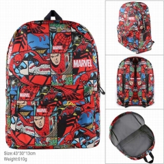 Marvel's The Avengers Anime Cosplay Cartoon Canvas Colorful Backpack Bag