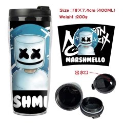 DJ Marshmello Cartoon Insulation Cup Heat Sensitive Mug 400ML