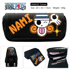 One Piece For Student Canvas Anime Pencil Bag 20*10*7.5cm